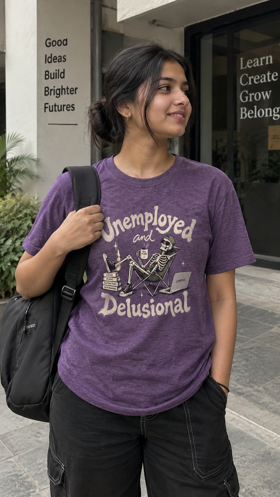 Unisex Delusional t shirt.